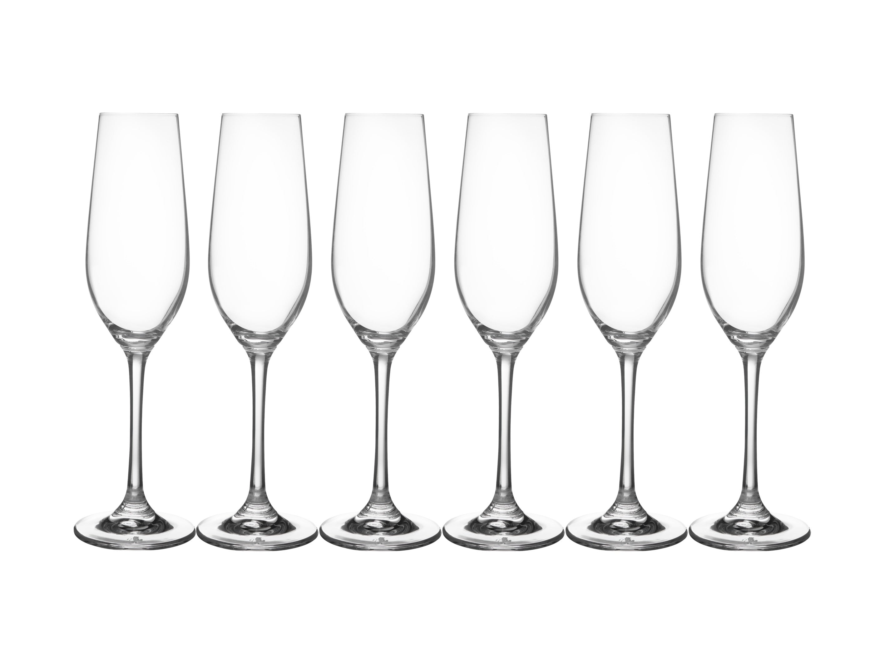 Maxwell and Williams Manhattan Flute Glass 230ML Set of 6 Gift Boxed