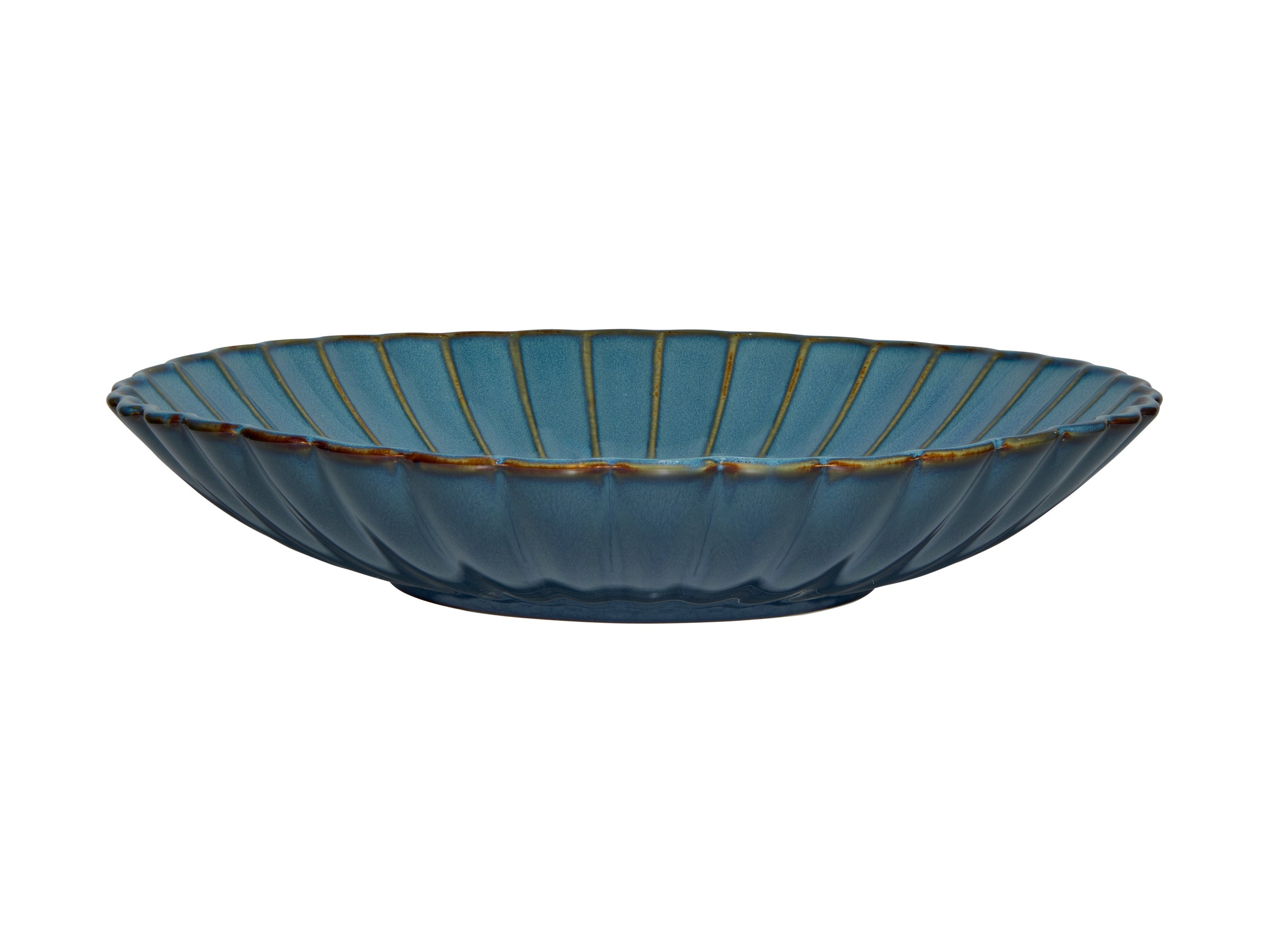 CD Solare Round Serving Bowl 30x5.5cm Azure