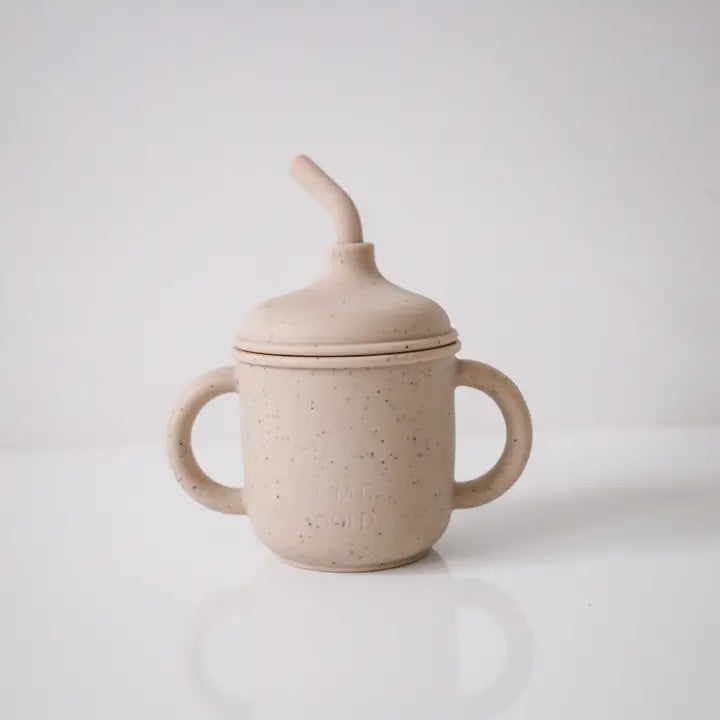 Silicone Sippy Cup with Straw
