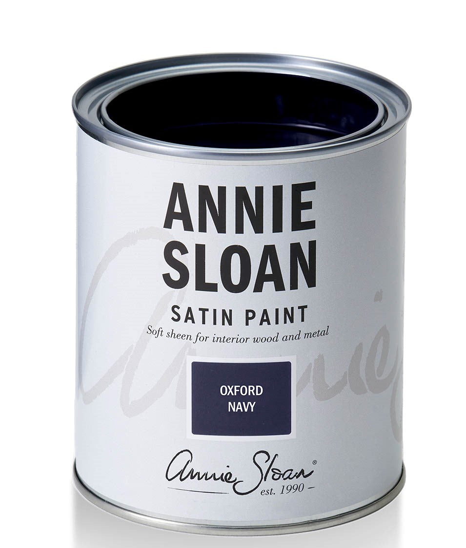 Satin Paint by Annie Sloan Oxford Navy 750ml