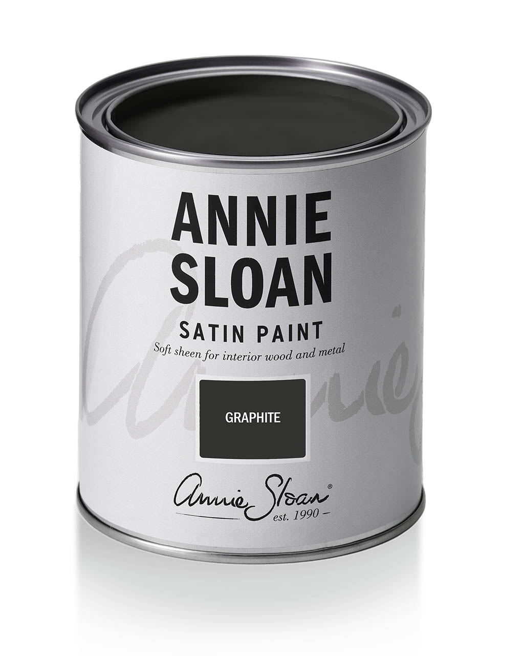 Satin Paint by Annie Sloan Graphite 750ml