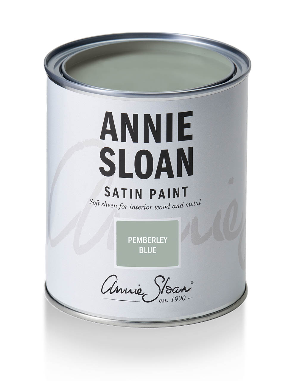 Satin Paint by Annie Sloan Pemberley Blue 750ml