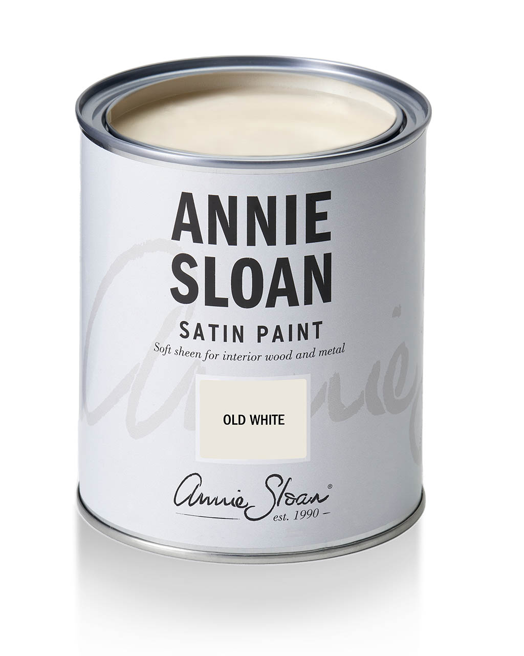 Satin Paint by Annie Sloan Old White 750ml