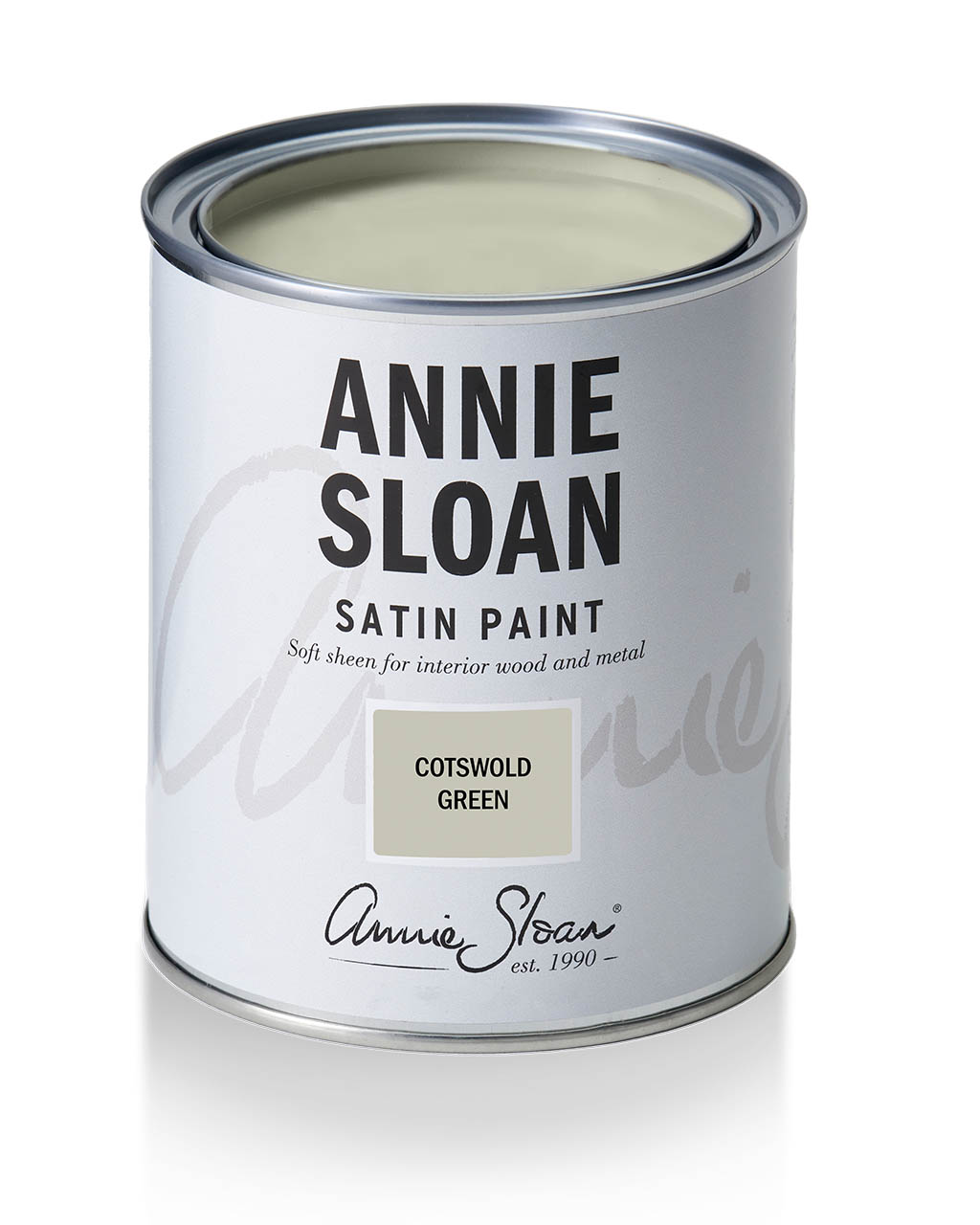 Satin Paint by Annie Sloan Cotswold Green 750ml