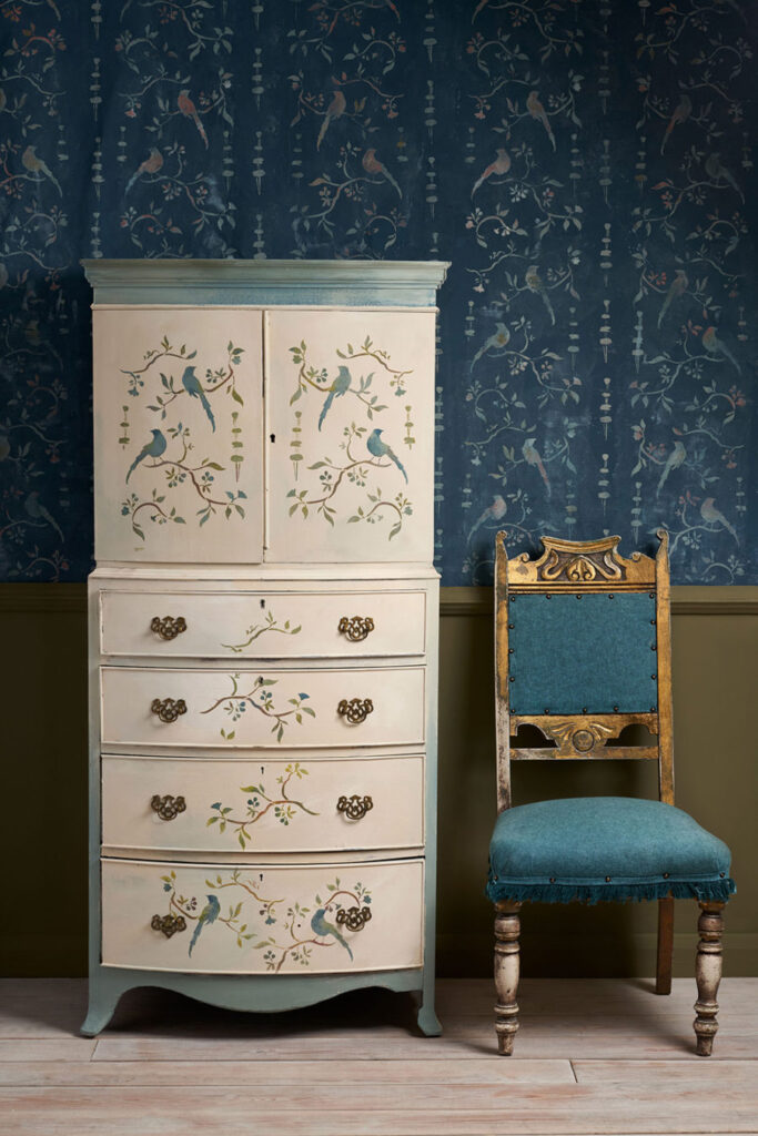 Annie Sloan Stencil Chinoiserie Birds