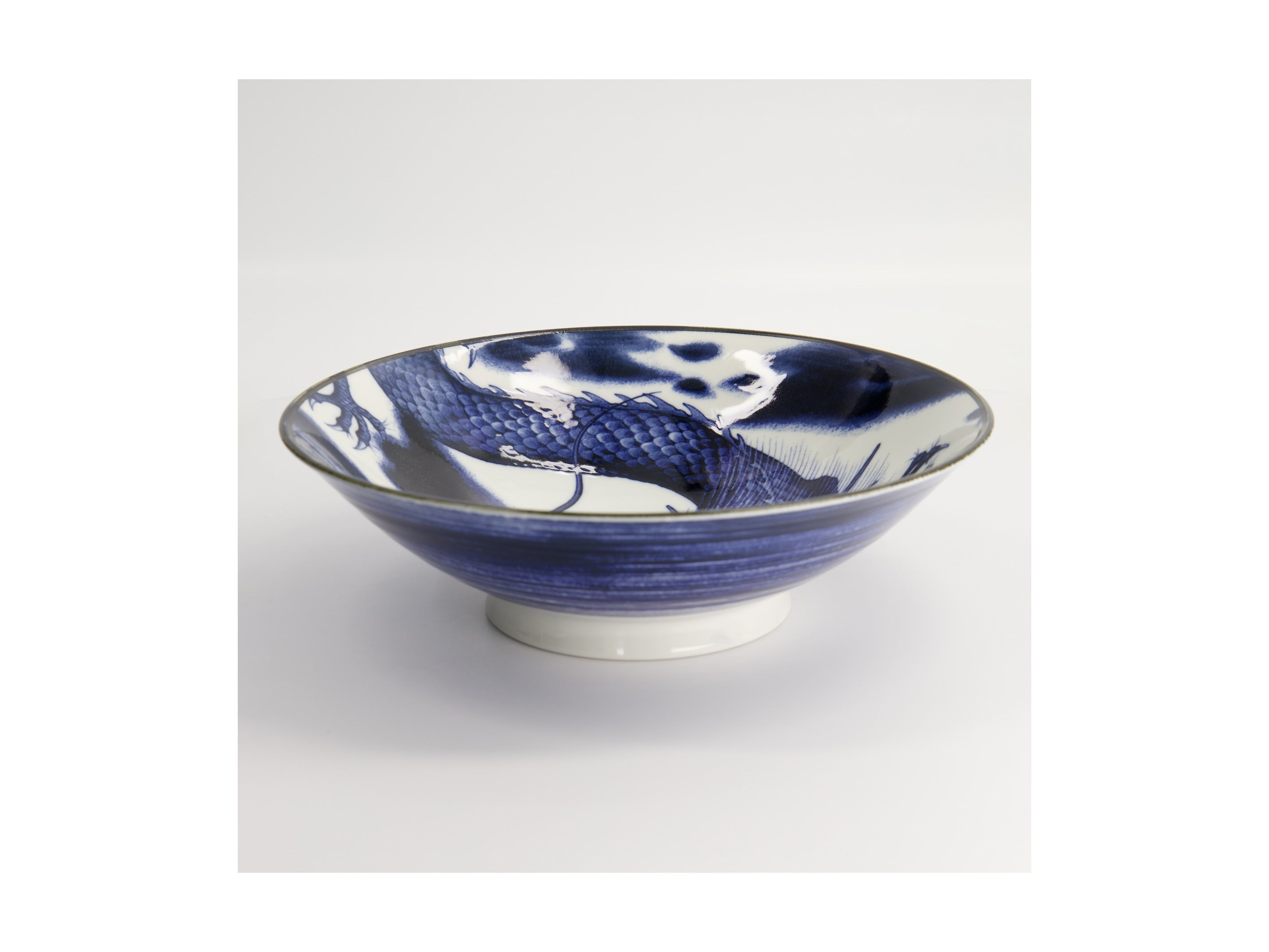 Maxwell and Williams Tokyo Design Japonism Menbachi Bowl 25x7cm Blue Dragon
