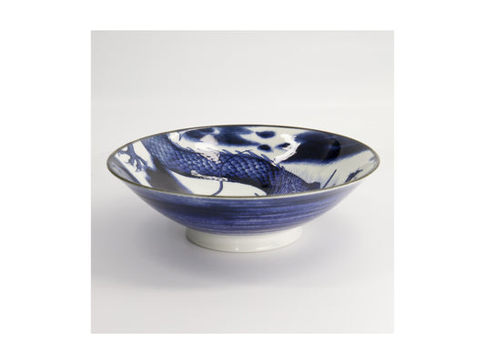 Maxwell and Williams Tokyo Design Japonism Menbachi Bowl 25x7cm Blue Dragon