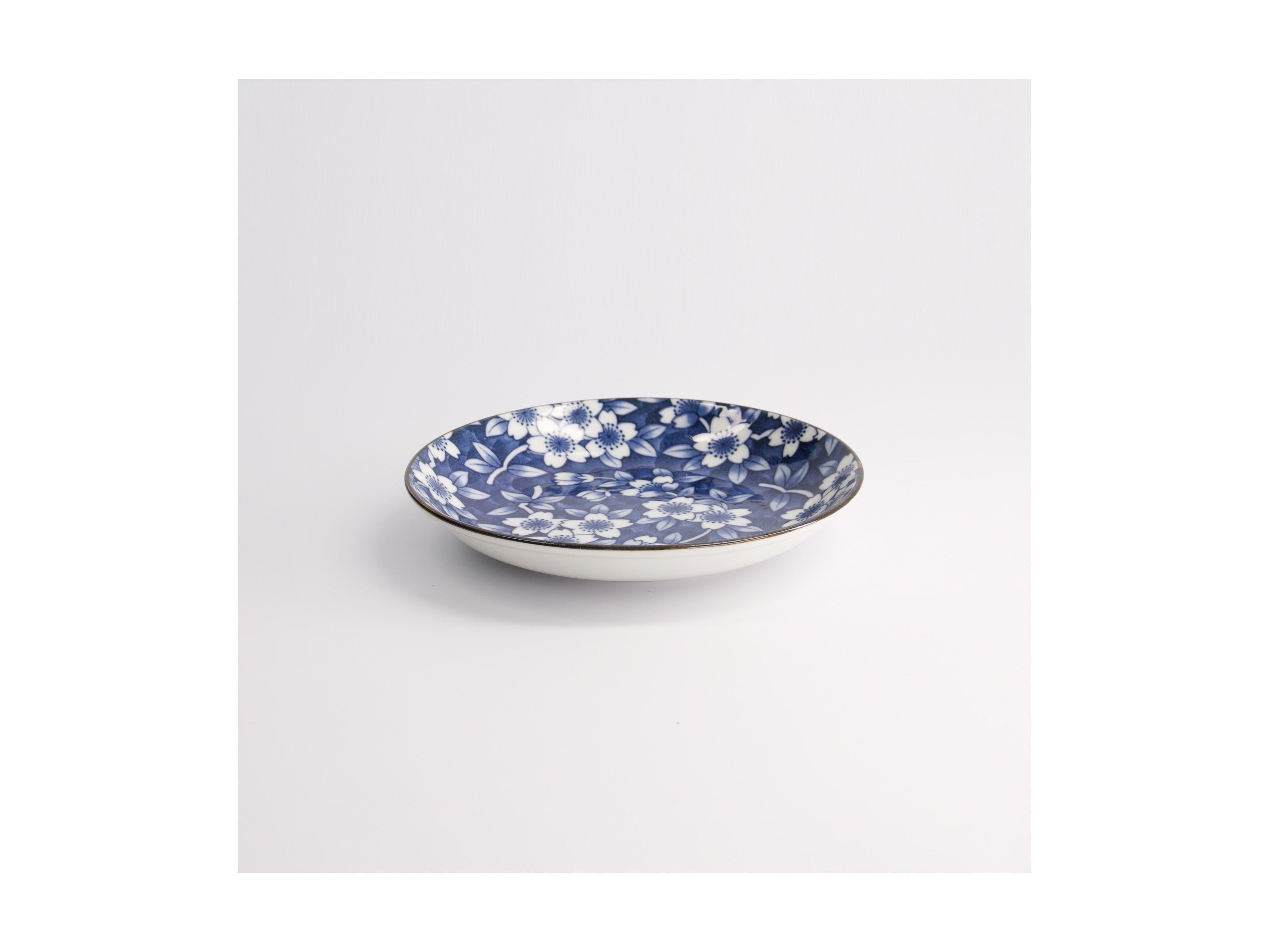 Maxwell and Williams Tokyo Design Tokyo Blue Sakura Round Plate 16cm Blue
