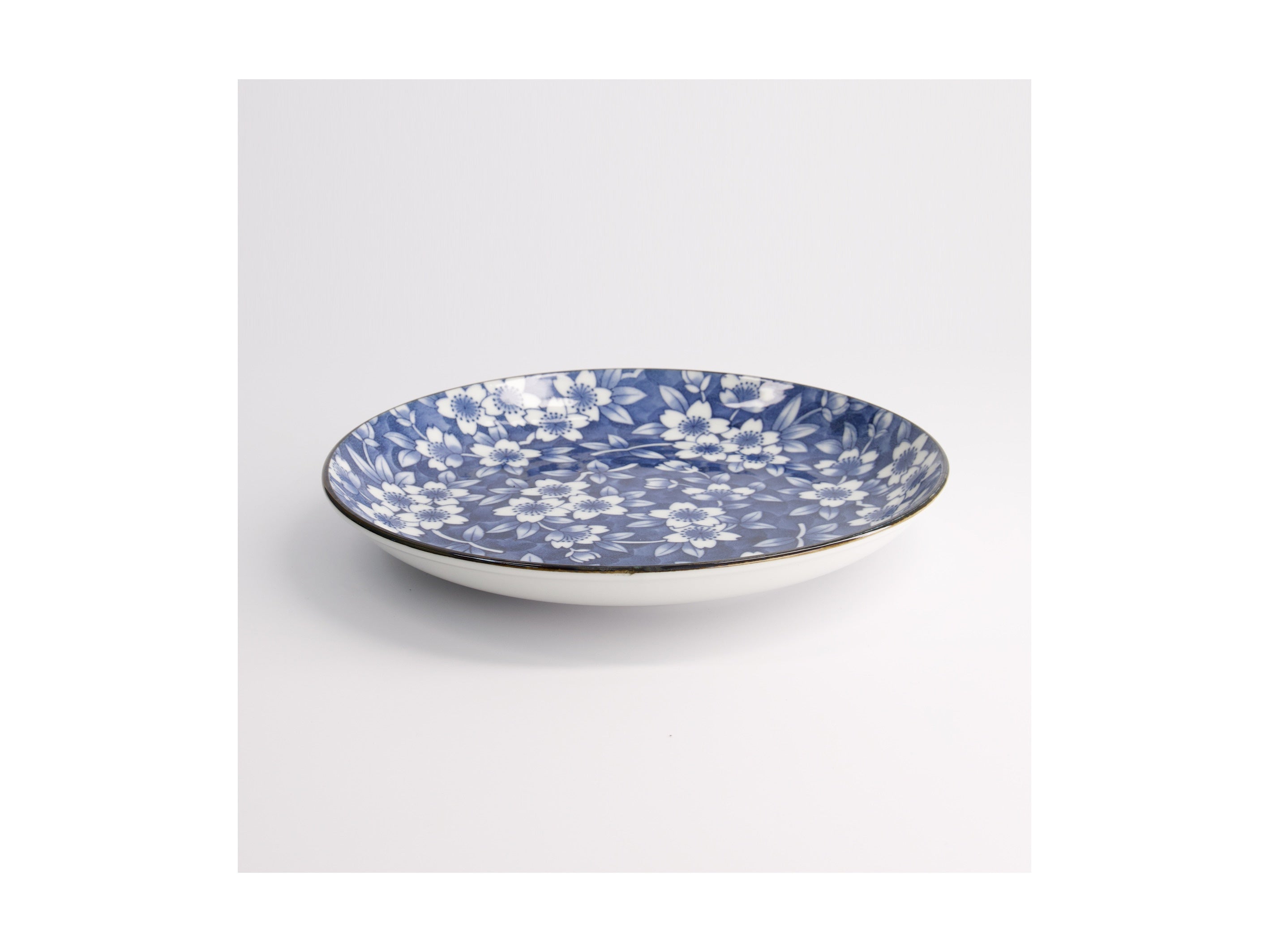 Maxwell and Williams Tokyo Design Tokyo Blue Sakura Round Plate 21cm Blue