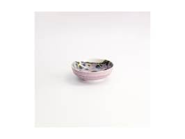 Tokyo Design Seafood Dish 9.5x3cm Fugu Purple