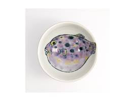Tokyo Design Seafood Bowl 15.5x8cm Fugu Purple