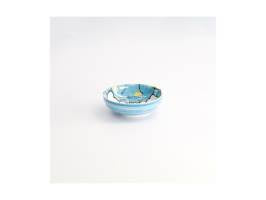 Tokyo Design Seafood Dish 9.5x3cm Crab Light Blue