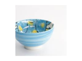 Tokyo Design Seafood Rice Bowl 11x6cm Crab Light Blue