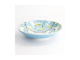 Tokyo Design Seafood Deep Plate 21.5x5cm Crab Light Blue