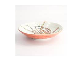 Tokyo Design Seafood Deep Plate 21.5x5cm Lobster Red