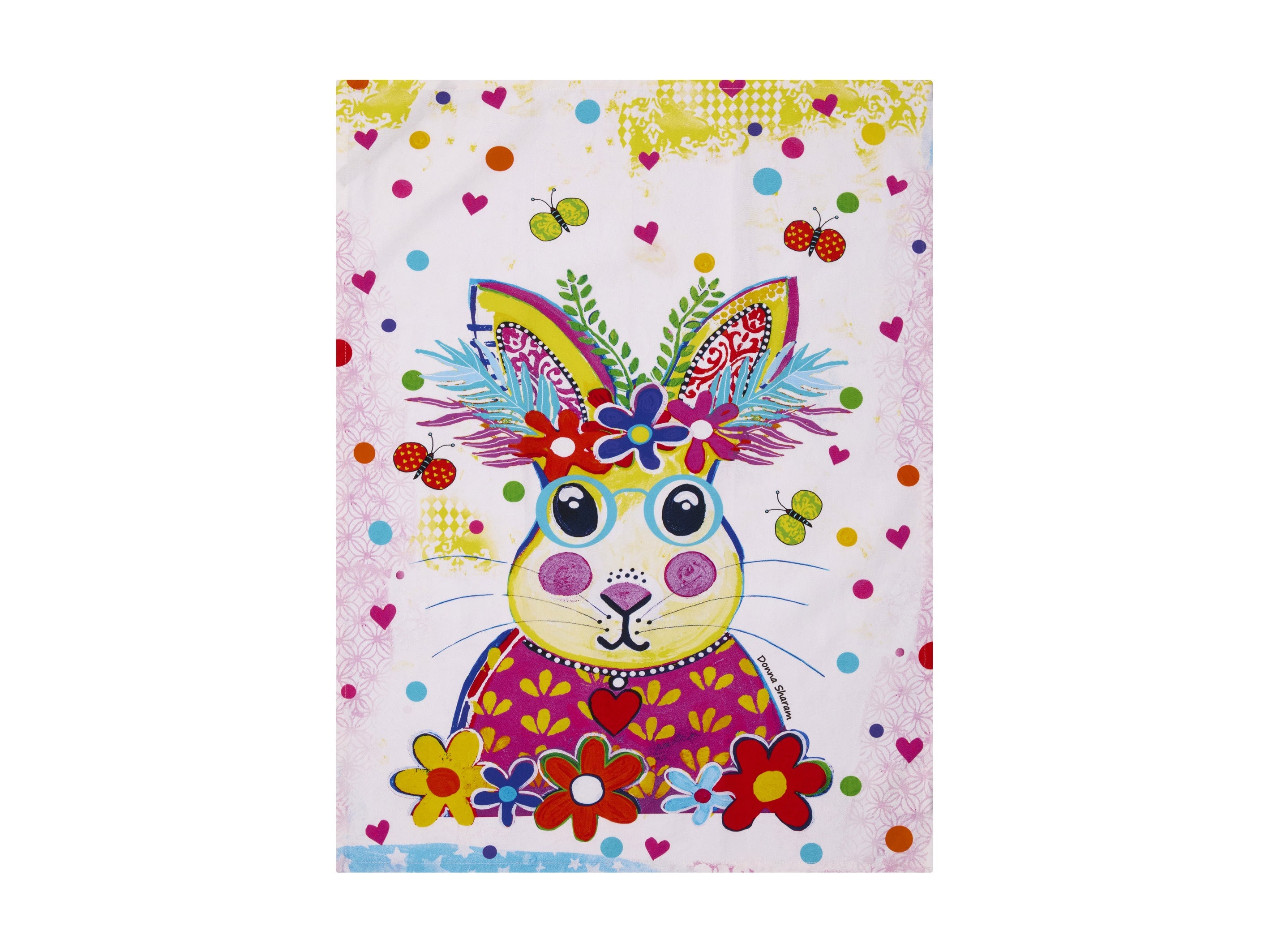 Maxwell and Williams Donna Sharam Kaleidoscope Tea Towel 50x70cm Roger