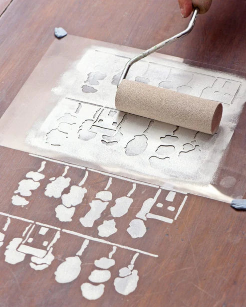 Annie Sloan Stencil Trees Large