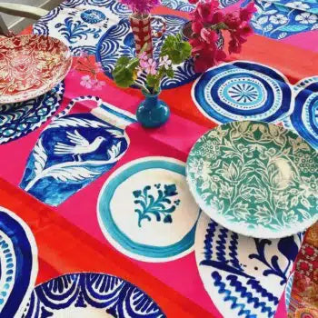 Anna Chandler Canvas Tablecloth