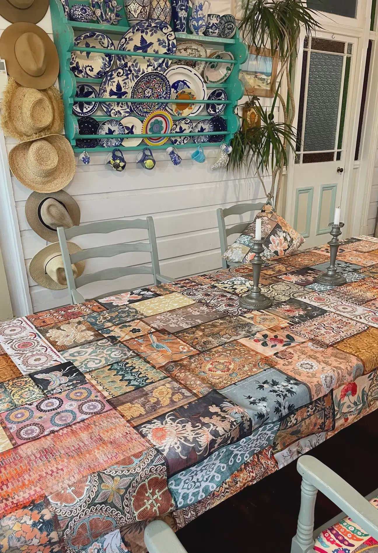 Anna Chandler Canvas Tablecloth