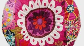 Anna Chandler Velvet Cushion Round