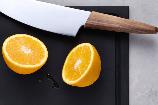 WOLL Cut & Serve Board Black 30x22x0.7cm