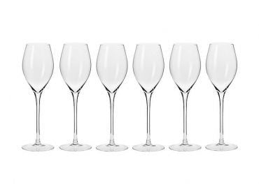 Krosno Harmony Prosecco Glass 280ml 6pc Gift Box