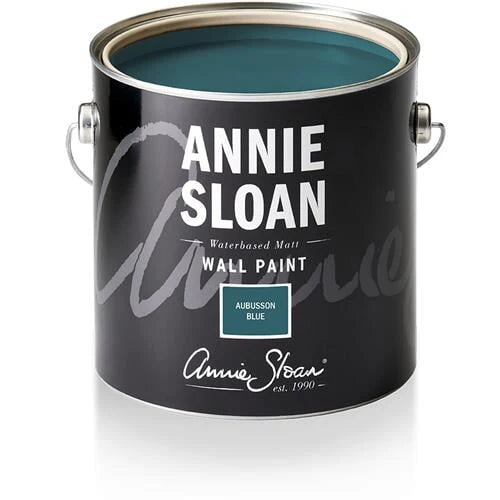 Wall Paint by Annie Sloan Aubusson Blue - 120ml/2.5 litre