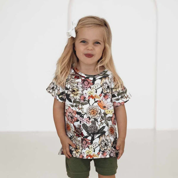 Snuggle Hunny Australiana Organic T Shirt Size 3