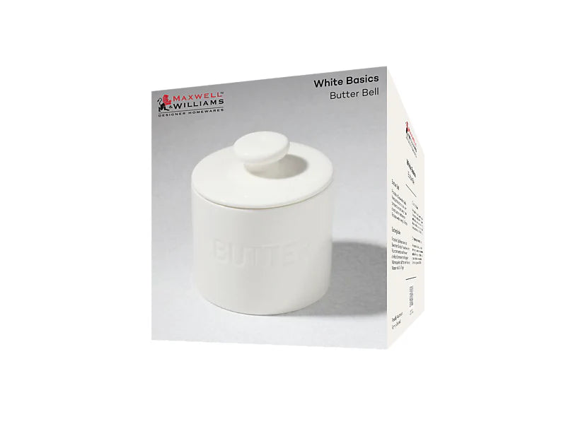 Maxwell and Williams White Basics Butter Bell Gift Boxed