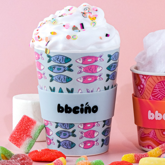 BBCino Catch Of The Day Adult Keep Cup - 350ml (STRAW INCLUDED)
