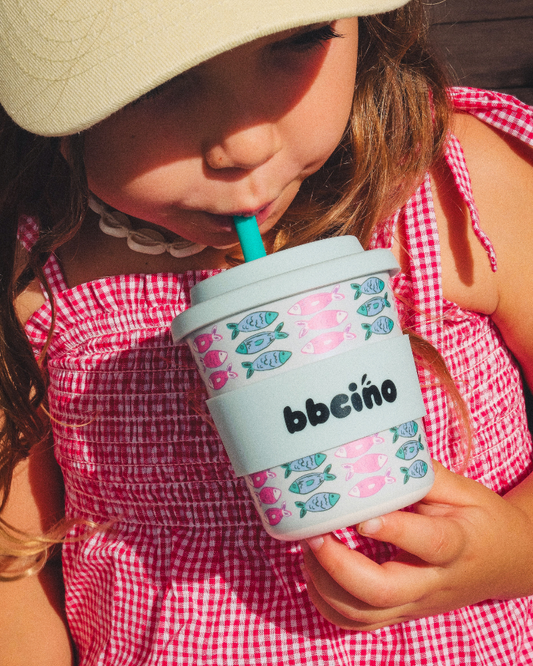 BBCino Catch Of The Day Kids Keep Cup - 240ml (STRAW INCLUDED)