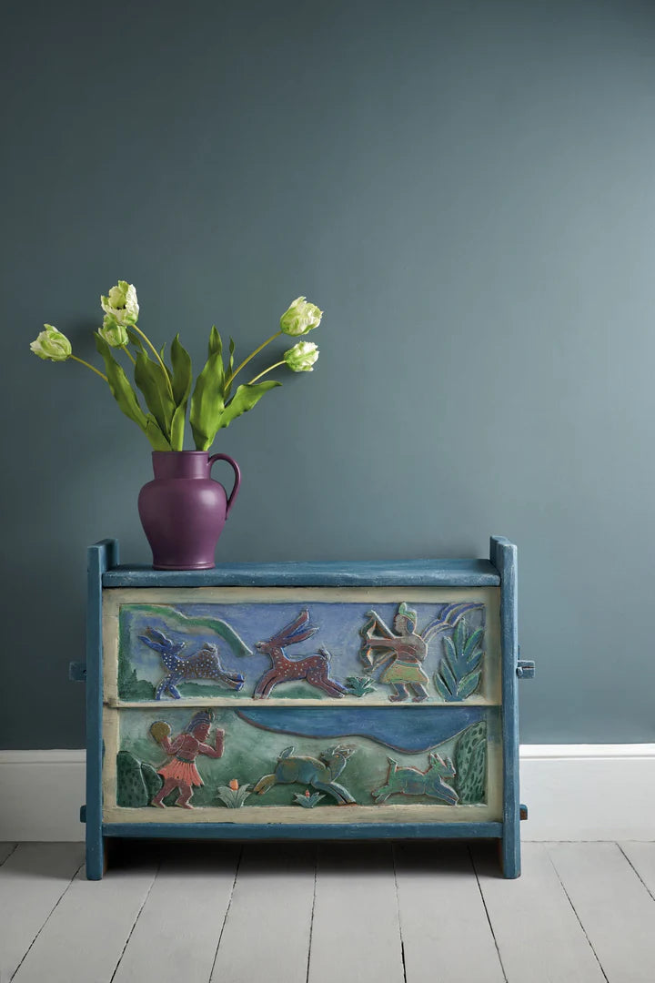 Wall Paint by Annie Sloan Cambrian Blue - 120ml/2.5 litre
