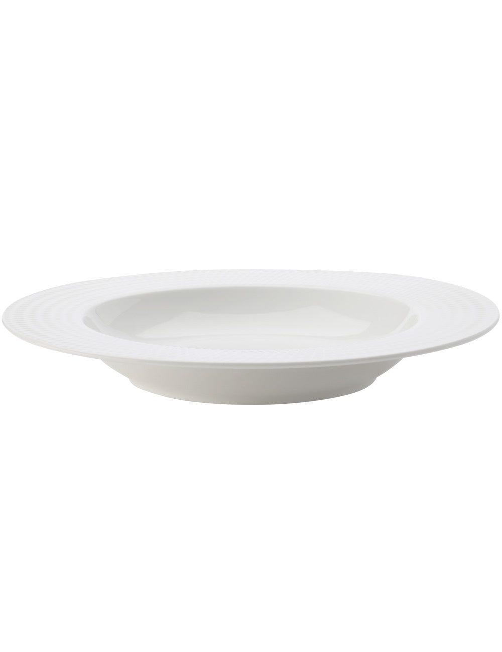 Maxwell and Williams Diamonds White Basics Rim Soup Bowl 22.5cm