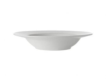 Maxwell and Williams White Basics Rim Soup Bowl 23cm