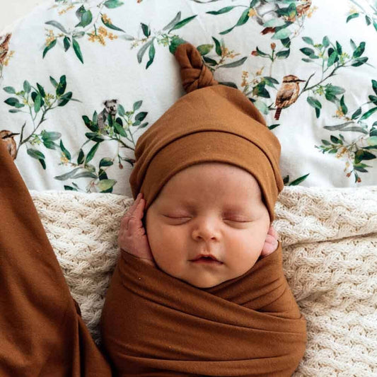 Snuggle Hunny Bronze Knotted Beanie