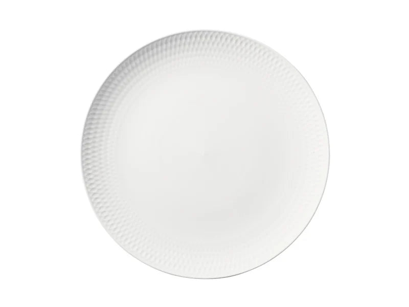Maxwell and Williams White Basics Diamonds Round Platter 36cm