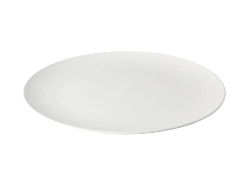Maxwell and Williams White Basics Diamonds Round Platter 36cm