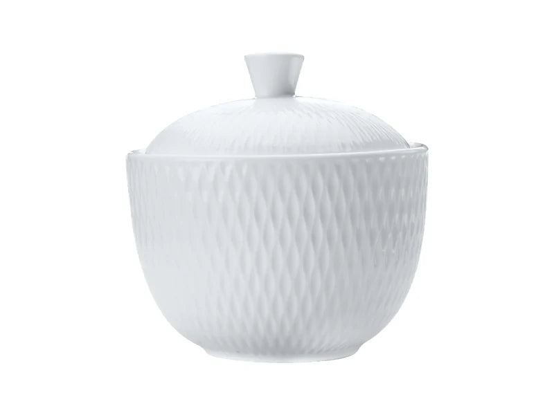 Maxwell and Williams Diamonds White Basics Sugar Bowl Gift Boxed