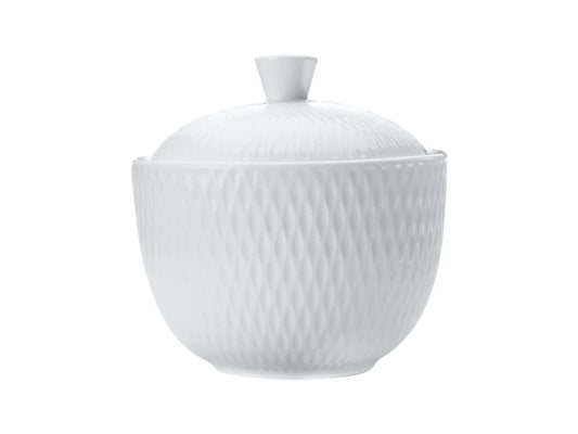Maxwell and Williams Diamonds White Basics Sugar Bowl Gift Boxed