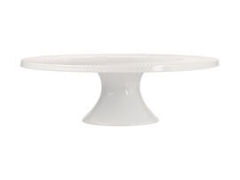 Maxwell and Williams Diamonds White Basics 30cm Footed Cake Stand