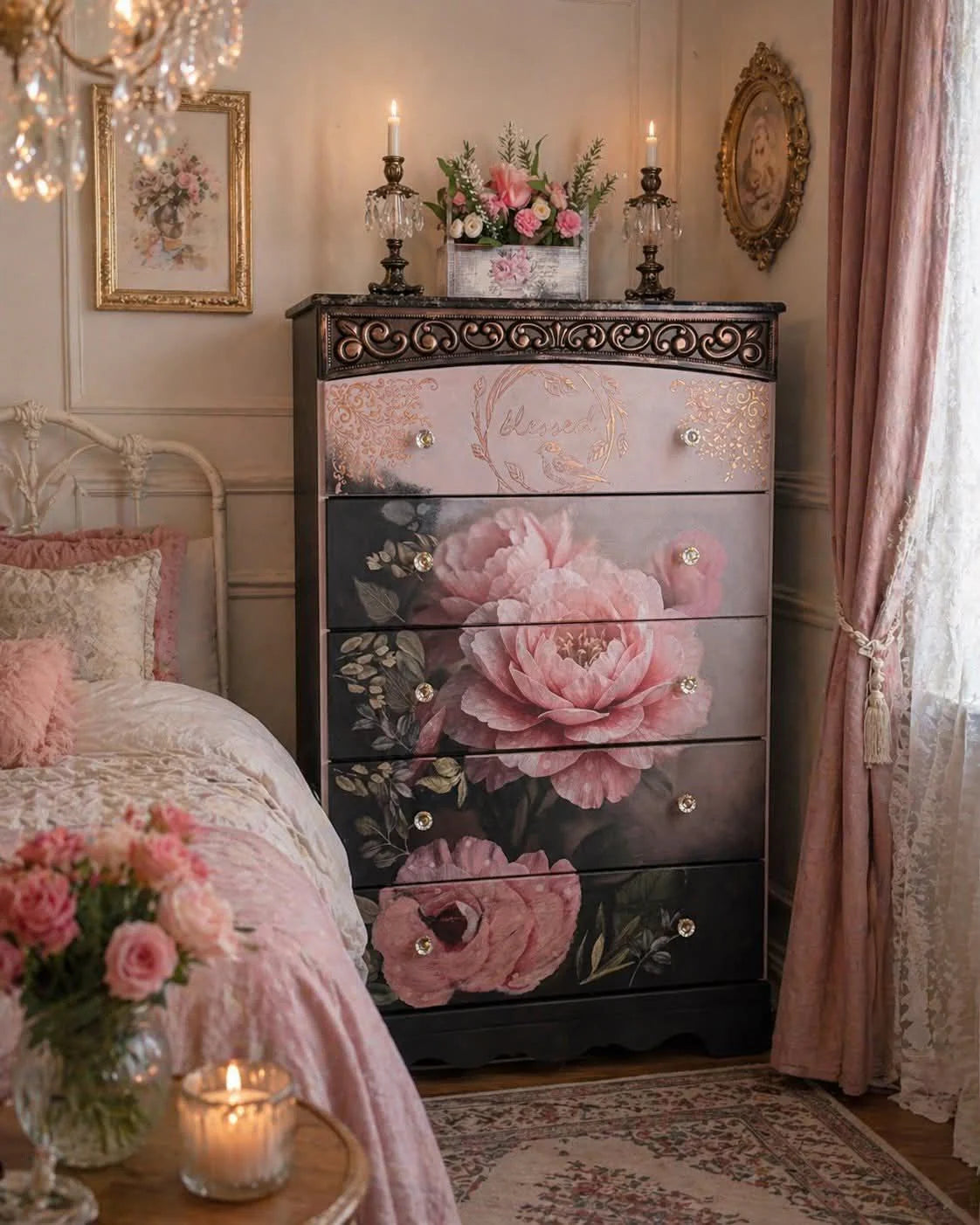 Mint Decoupage Paper