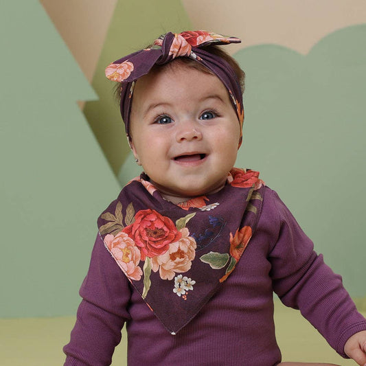 Snuggle Hunny Sienna Organic Dribble Bib