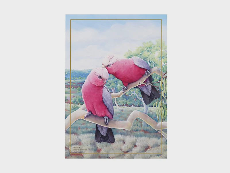 Maxwell and Williams Birds of Aust Tea Towel Galah