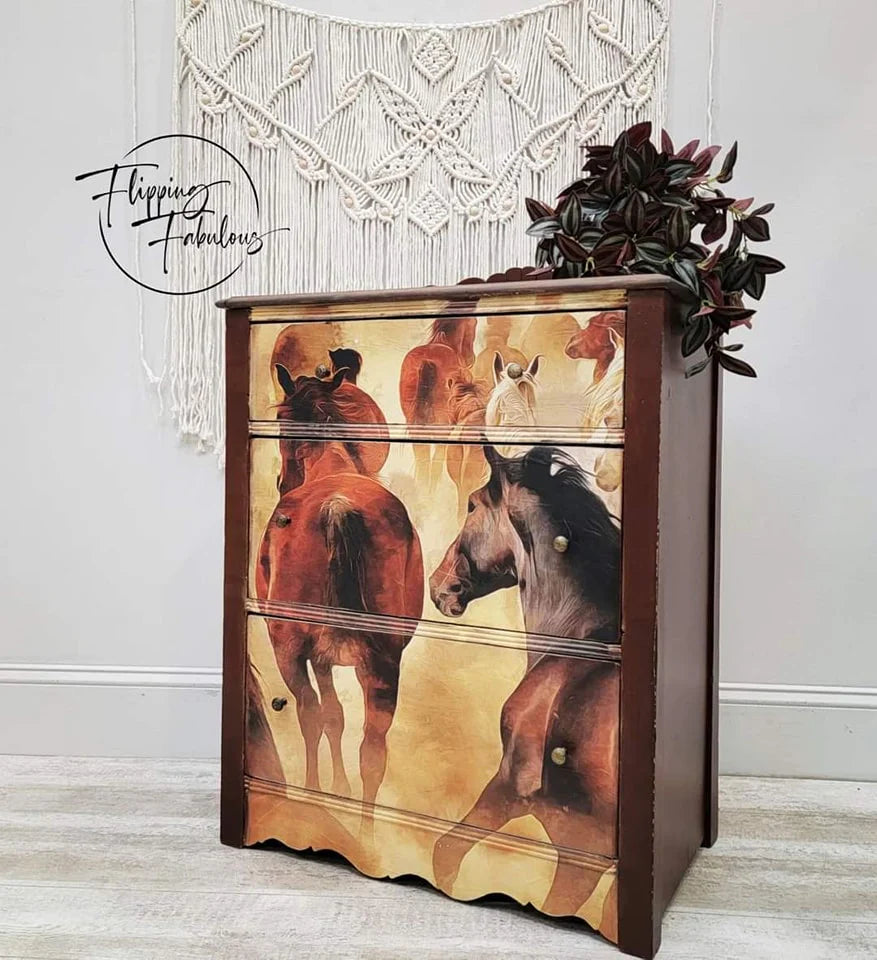 Mint Decoupage Paper