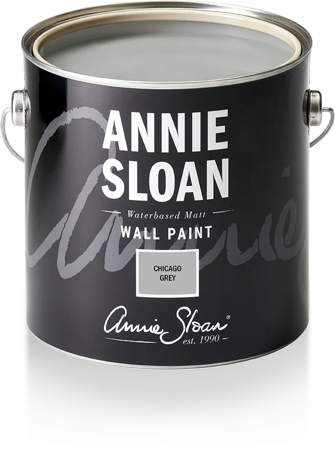 Wall Paint by Annie Sloan Chicago Grey - 120ml/2.5 litre
