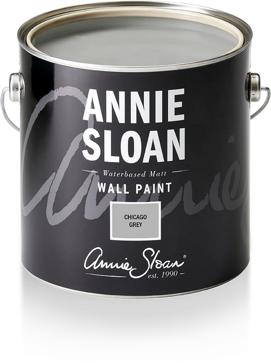 Wall Paint by Annie Sloan Chicago Grey - 120ml/2.5 litre