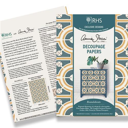 Annie Sloan RHS Decoupage Paper Roundabouts